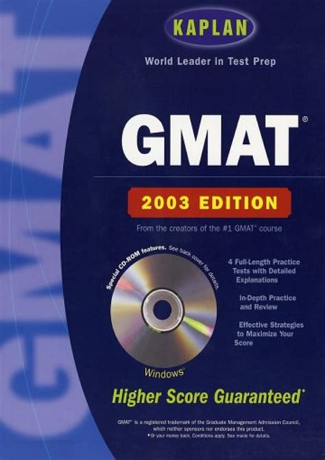 kaplan gmat with cd rom fifth edition gmat kaplanbook and cdrom Kindle Editon